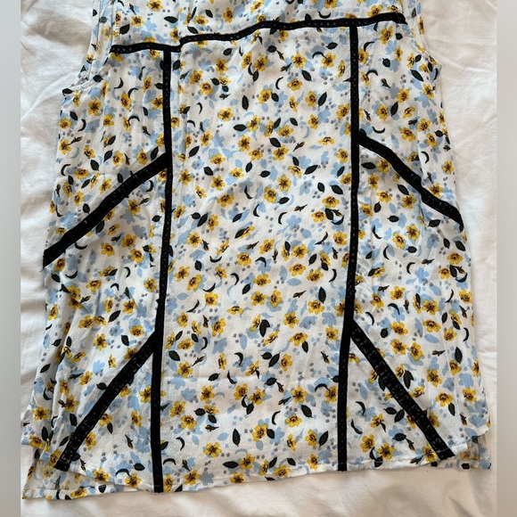 Zara Basics Floral Sleeveless Top - Picture 3 of 4